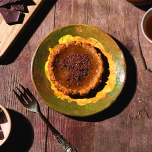 Crostatina pere e agrumi vegan